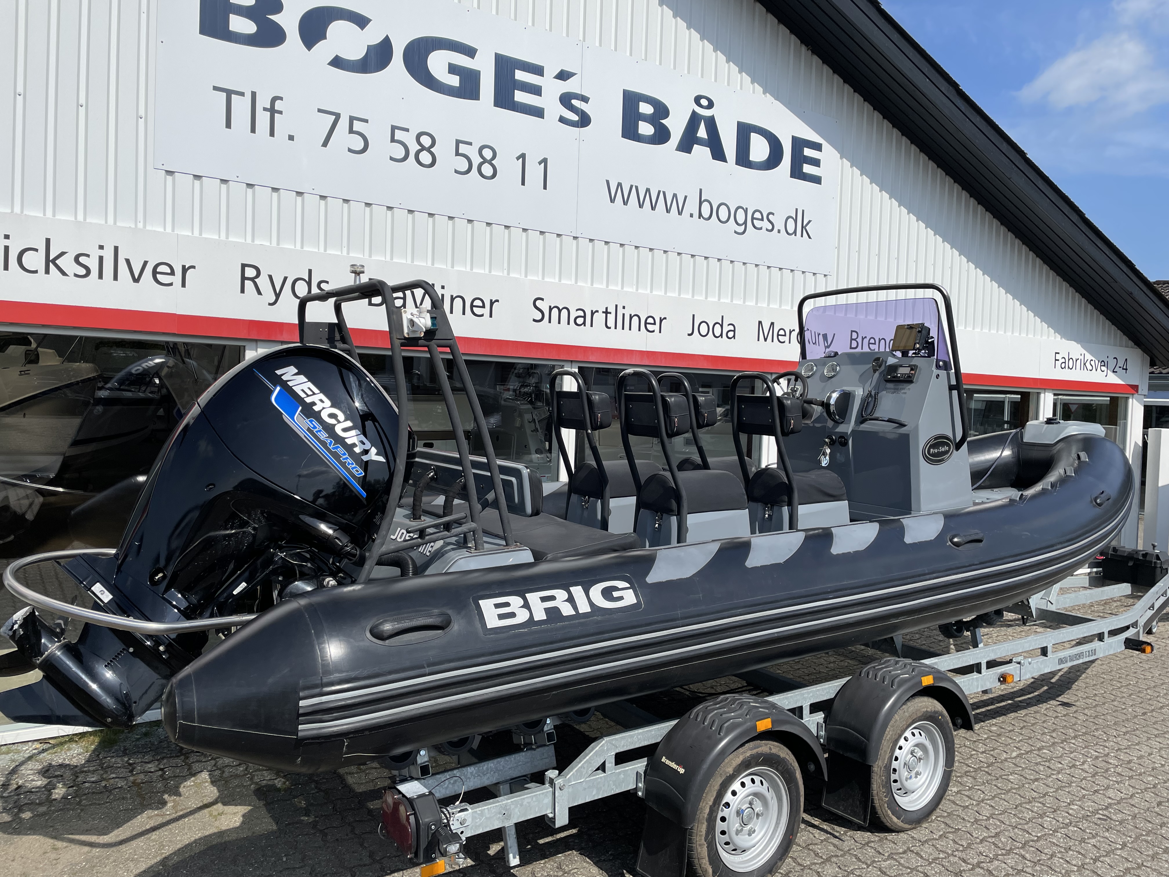 Brig Rib Grey BRIG 610 RIB med F150 Mercury-EFI SeaPro 3,0L. | BØGE's BÅDE